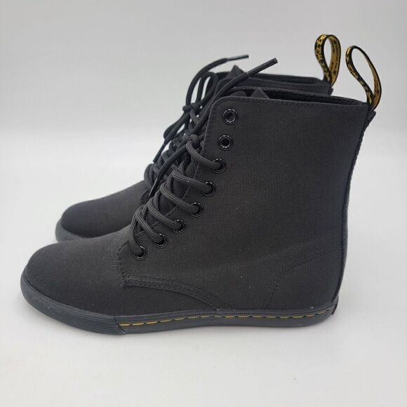 Dr Martens Womens Sheridan J Lace Up Ankle Boots Black Size 5 US - Picture 1 of 8